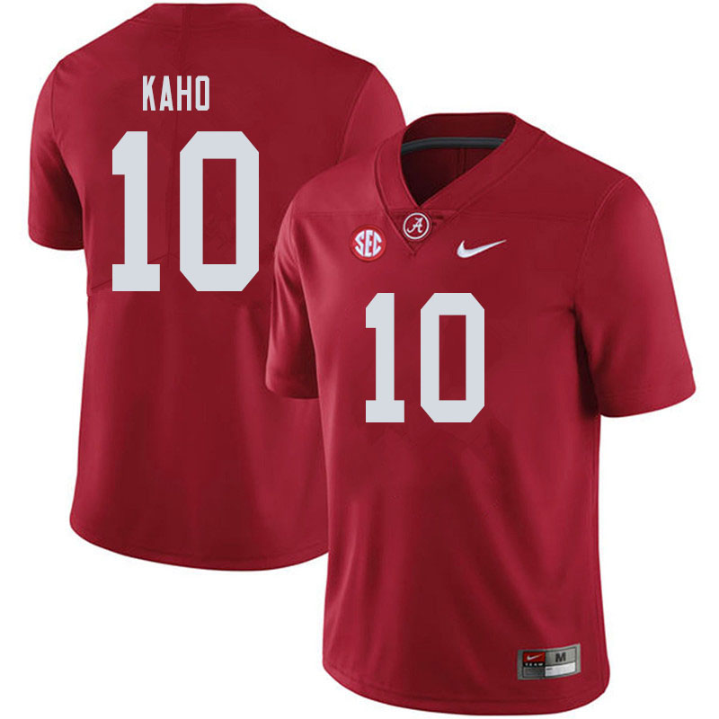 Men #10 Ale Kaho Alabama Crimson Tide College Football Jerseys Sale-Crimson - Click Image to Close